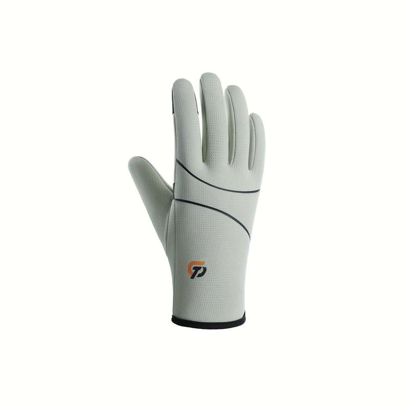 1 Pair Light Grey Warm Gloves