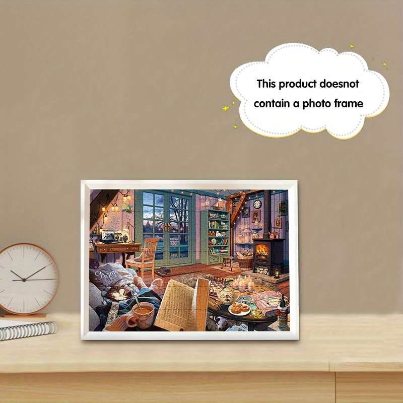 1000 Piece Paper Jigsaw Puzzle For Adults 70x50cm 27.56x19.69in Thick Durab