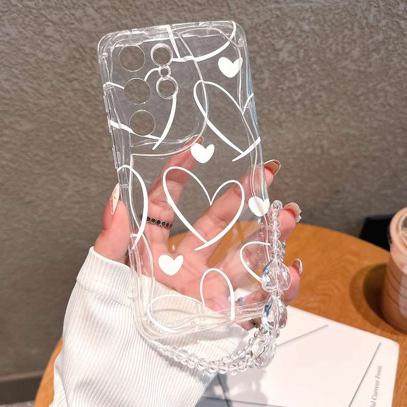 1pc Transparent White For Samsung Galaxy A36 Phone Cases