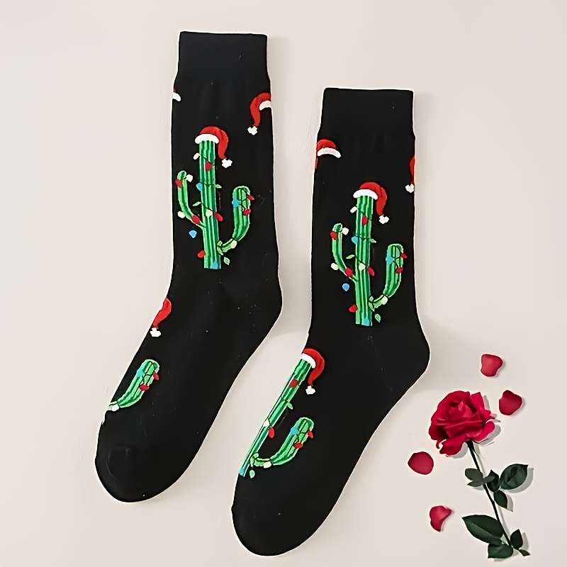 1 Pair Mixed Color One Size Socks