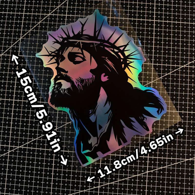 1pc Jesus Christian Themed Stickers