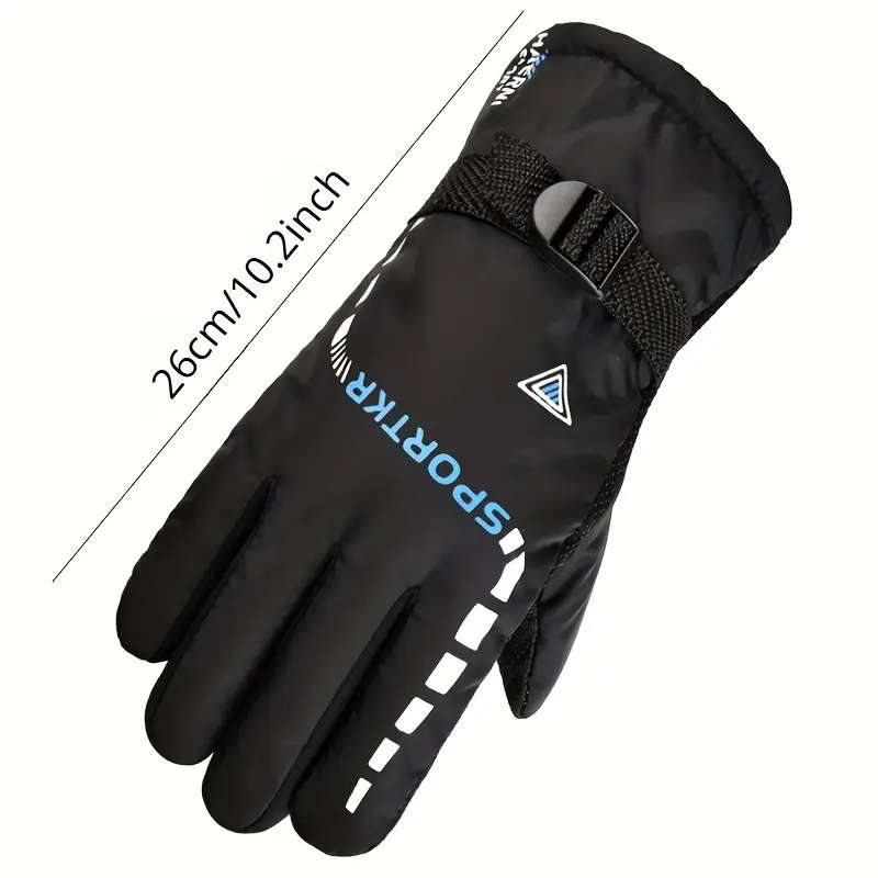 1pairs Thickened and Warm Men's Winter Riding Gloves for Electric Motorcycles and Motorcycles