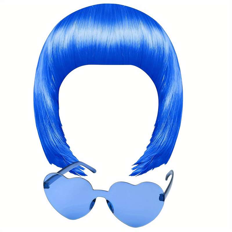 1Pc Mixed Color 30.48cm Fashion Design Wig