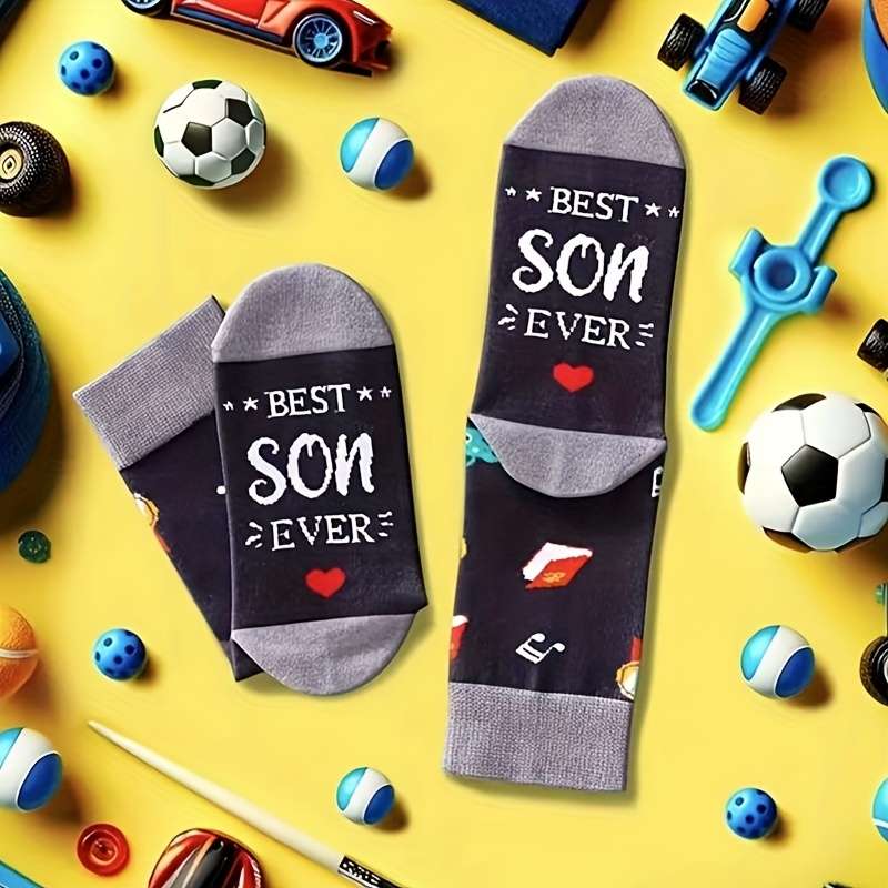1 Pair Black One Size Socks