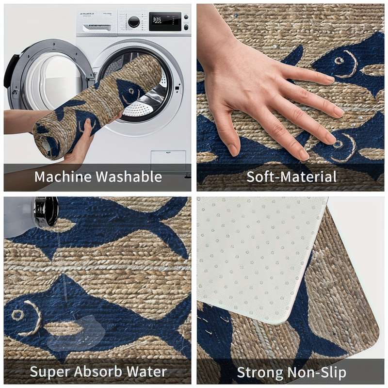 1Pc 45x75cm Floor Mat
