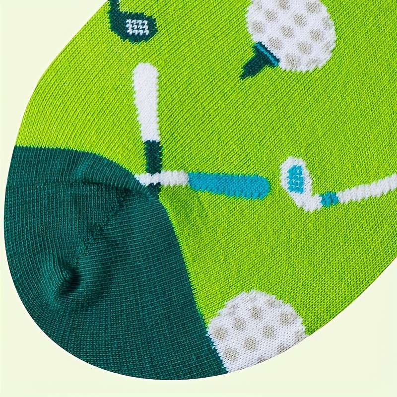 1 Pair Of Green One Size Socks