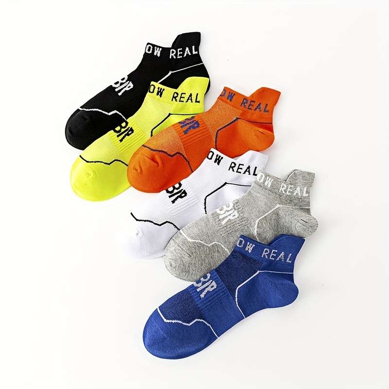 6 Pairs Yellow One Size High Elastic Socks