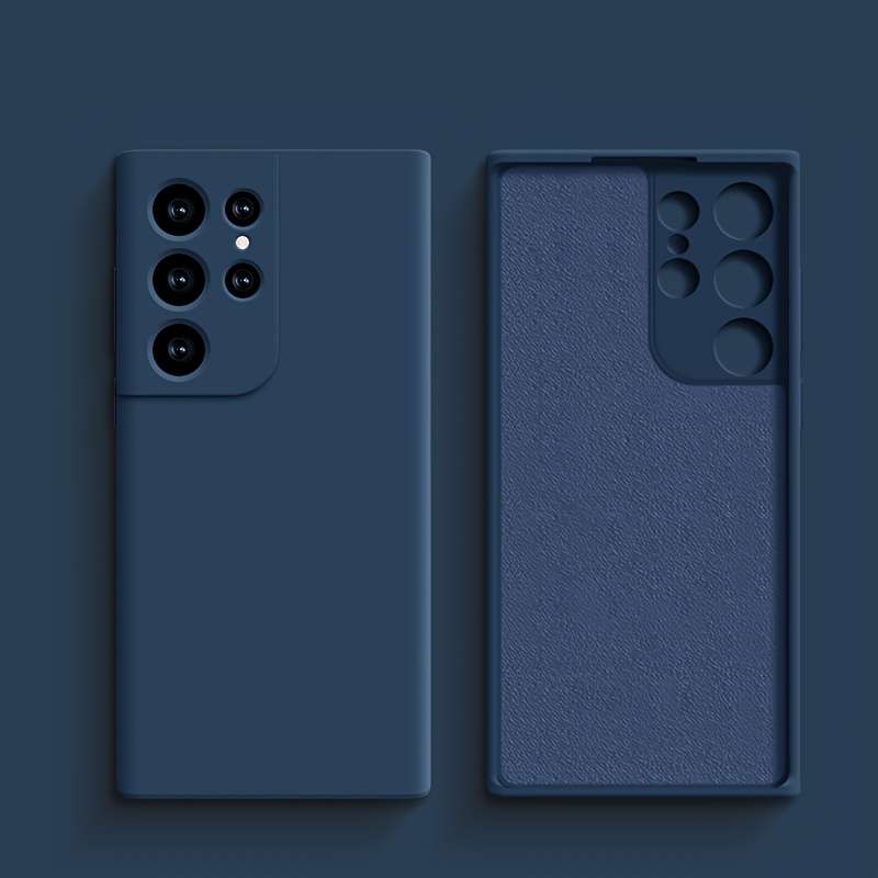 1pc Deep Blue For Samsung Galaxy S21 Ultra 5G Phone Cases