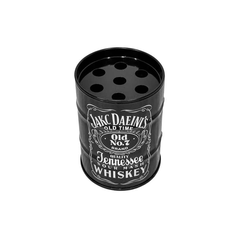 1pc Vintage Metal Ashtray with Black Finish C Large Capacity Double-Sided Design Perfect for Home