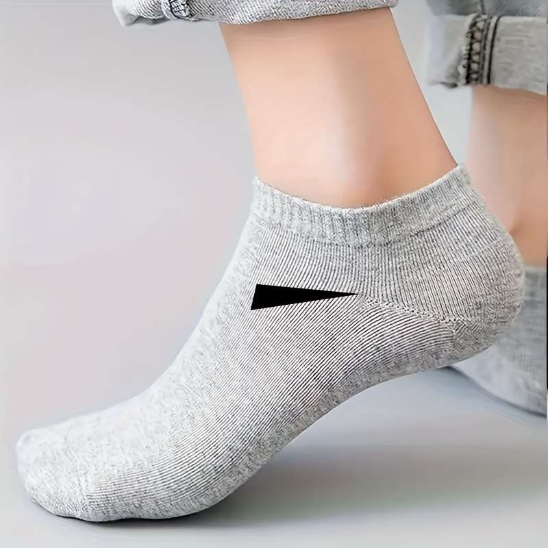 10 Pairs Gray One Size High Elastic Socks
