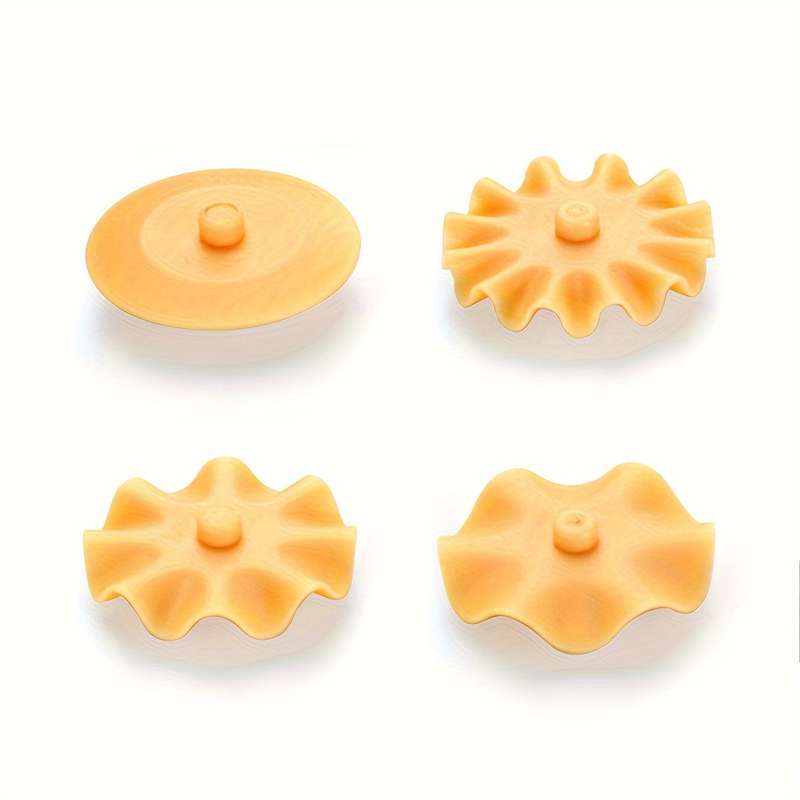 4-in-1 Plastic Pizza Cutter Set with Interchangeable Pastry Stamp Accessories Kitchen Gadget f