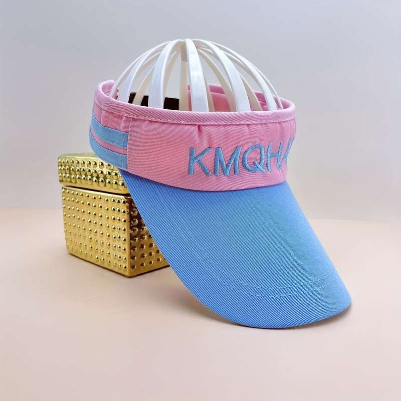 1pc Women'S Open-Top Sun Visor Hat Breathable UV Protection Sports Cap for Summer Outdoor Activi