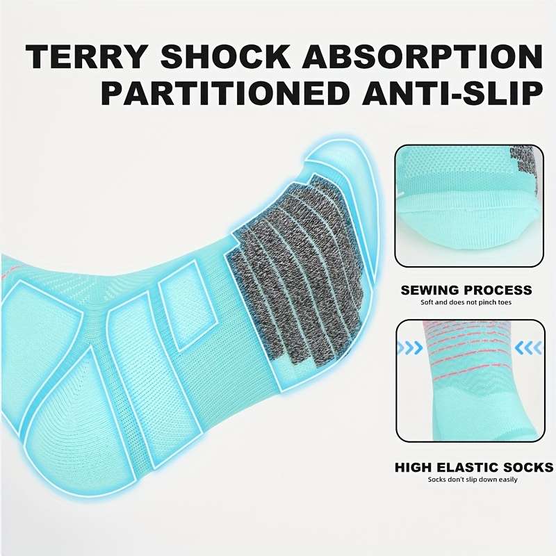 1 Pair Lake Blue White  Socks