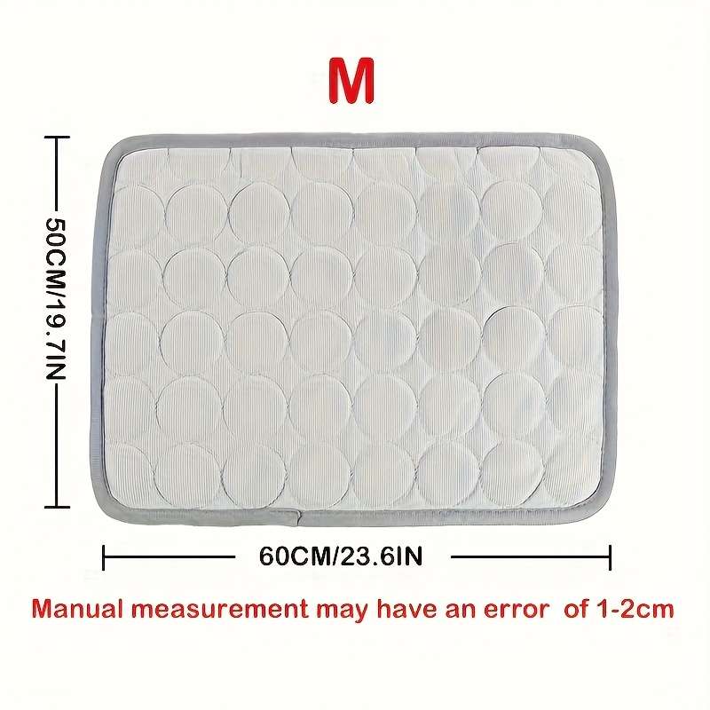 1piece Gray Viscose Mat Cooling Pad