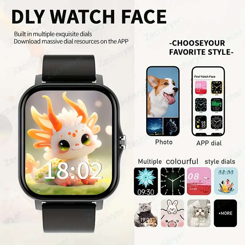 Smartwatch with Wireless Calling Dialing Multiple App Notifications Suitable for Both Men And Women