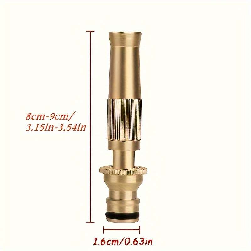 1Pc High Pressure Brass Spray Nozzle With Adjustable Hose