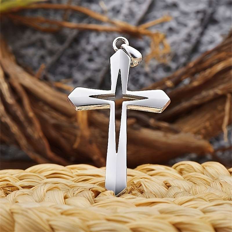1 Piece Golden Jesus Theme Pendant