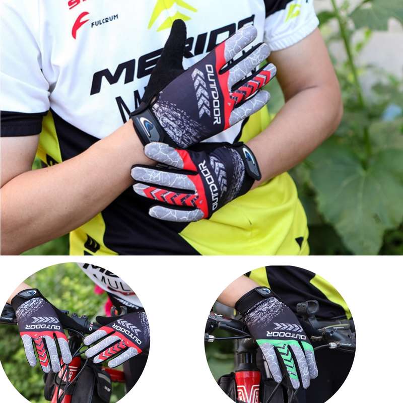 1 Pair Arrow Red One Size Outdoor Sports Gloves