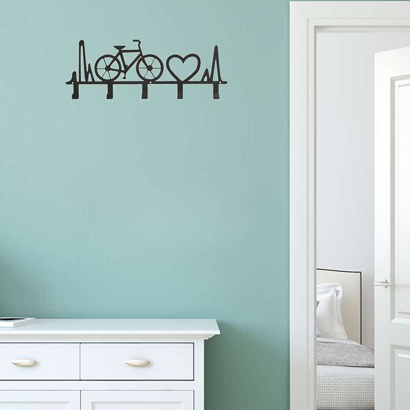 1pc Rustic Metal Utility HooksEasy to Install Wall Mounted Space Saving Organizer for Keys Cloth