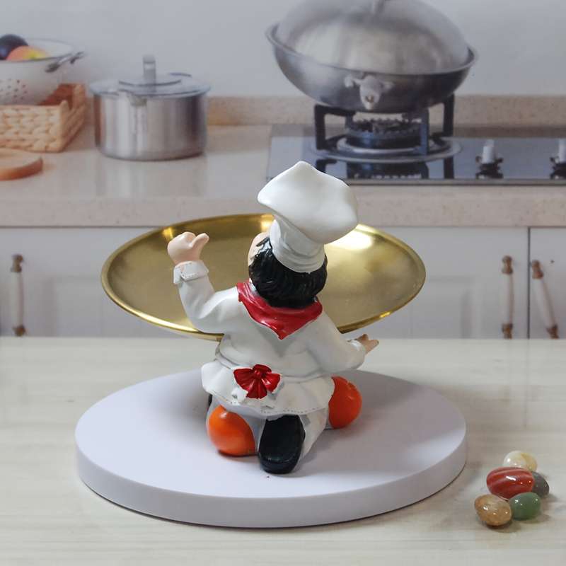 1pc chef storage tray ornaments Storage Bins for Home Organization