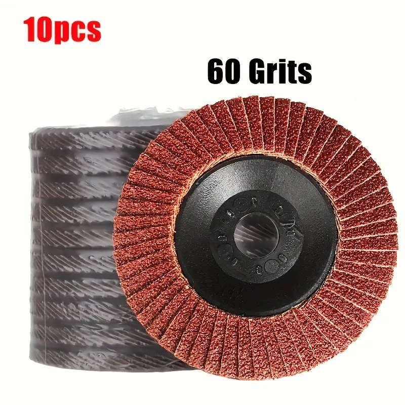 10 Pcs 4" Abrasive Grinding Discs