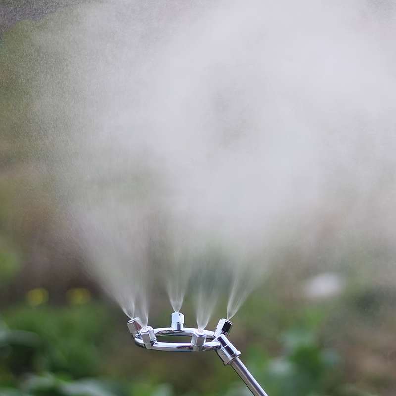 1Pc 5 Head Sprayer High Pressure Stainless Steel Misting Sprinkler