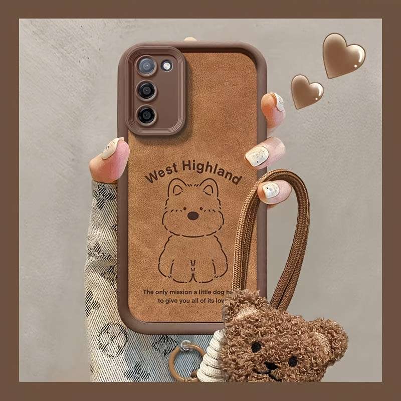 1pc A Brown For Samsung Galaxy A55 5G Phone Cases