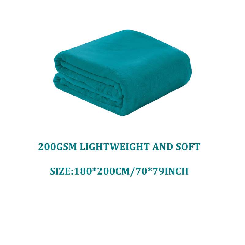 1ps Blanket Color Dark Brown size 150x200cm