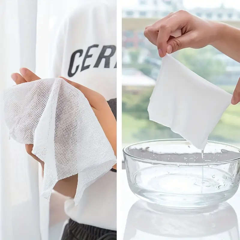 50 Lightweight Disposable Compressed Towels
