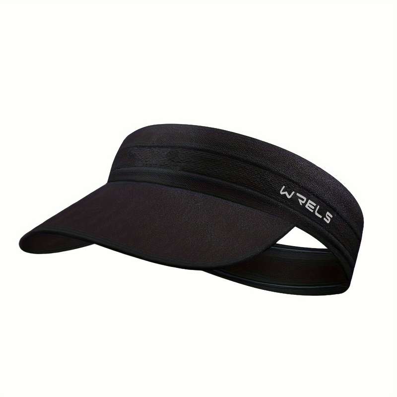 1pc WRELS Adjustable Sports Visor Hat Breathable Lightweight Perfect for Table Tennis Marath