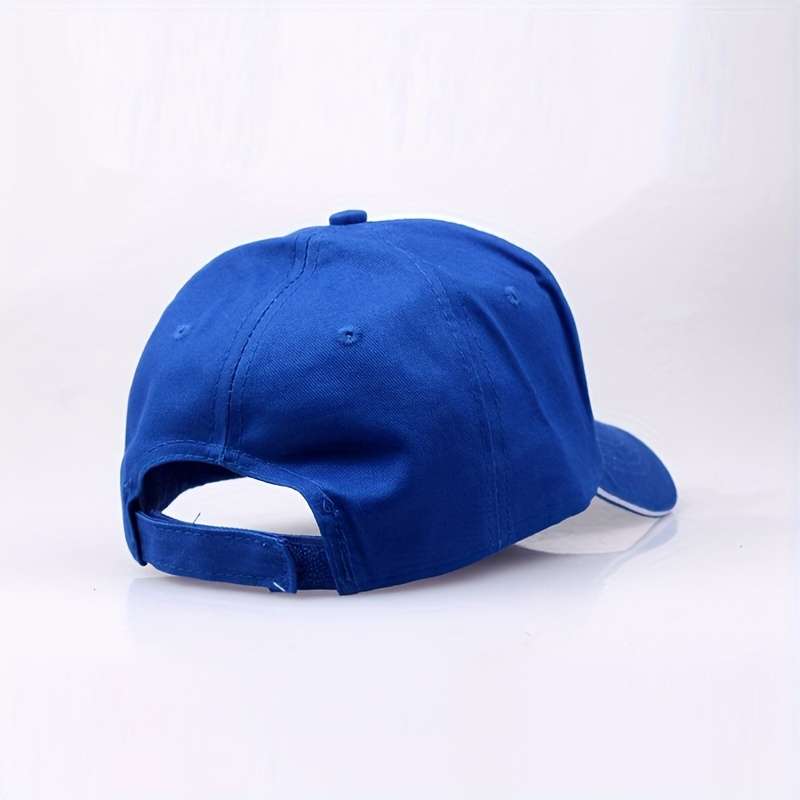 1pc Blue Pine Tree Baseball Cap For Men And Women Popular Summer Sun Protection Baseball Cap