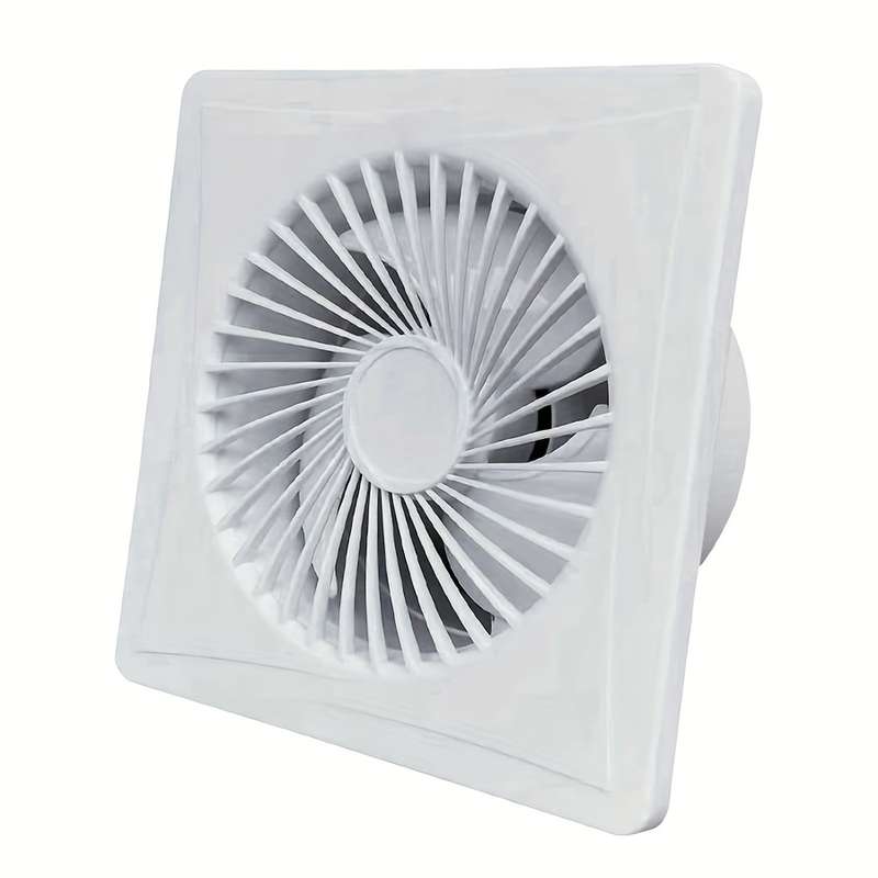 1pc European Standard Household Exhaust Fan Versatile 6-Inch Ventilation Fan with Backflow Preven