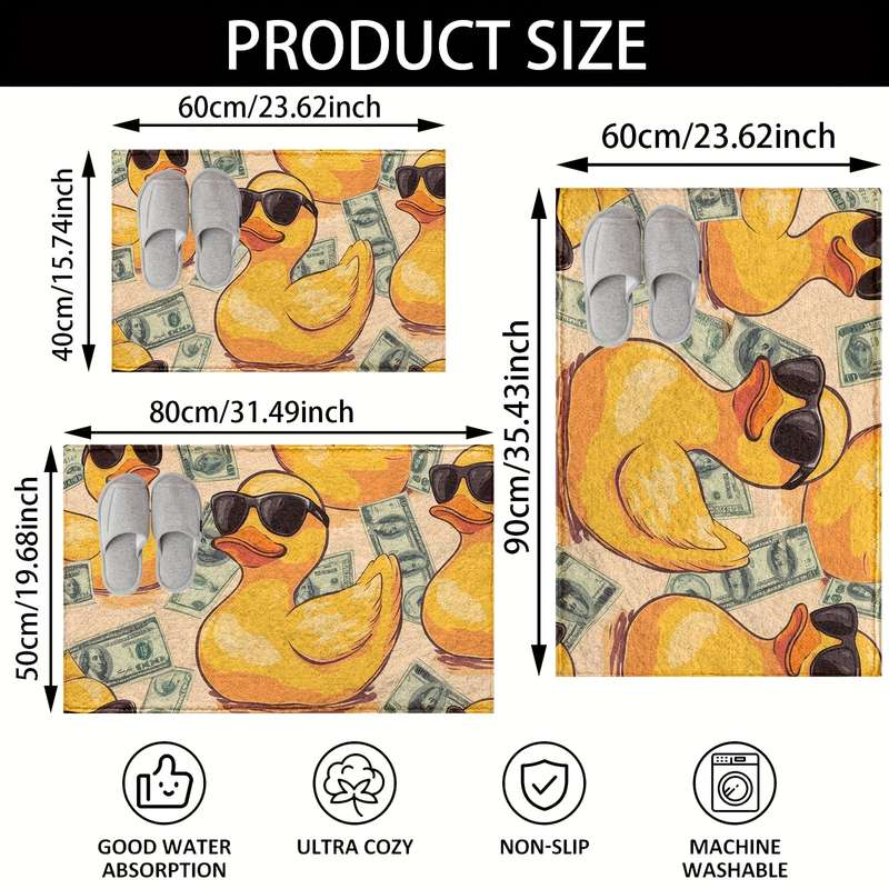 1Pc 60x40cm 23.6x15.7inch Floor Mat