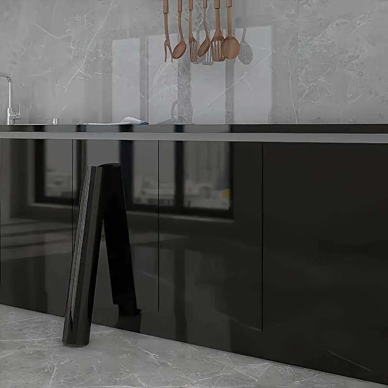 1PC Wall StickersBright Black200cmX60cm  78.74inX23.62in