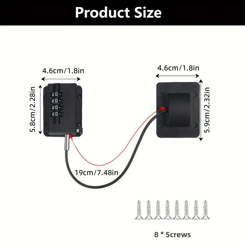 1 Set Of Combination Padlock