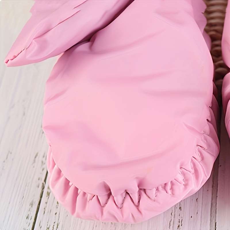 1 Pair Little Snowman Red Size 6 To 10 Years Old Warm Gloves