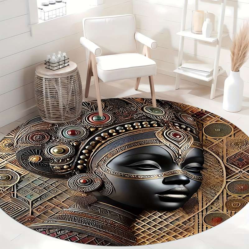 1Pc 120x120cm 47.24x47.24inch Floor Mat