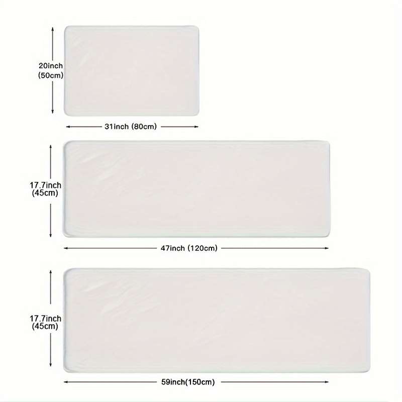 1Pc 23.6x35.4inch 60x90cm Floor Mat