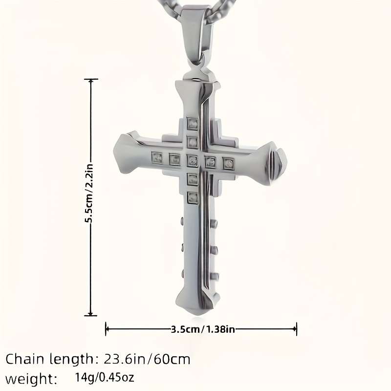 1 Piece Silvery Jesus Theme Pendant