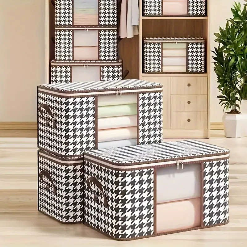 2 Sets of Storage Bags Blanket and Clothes Organizer and Storage Container