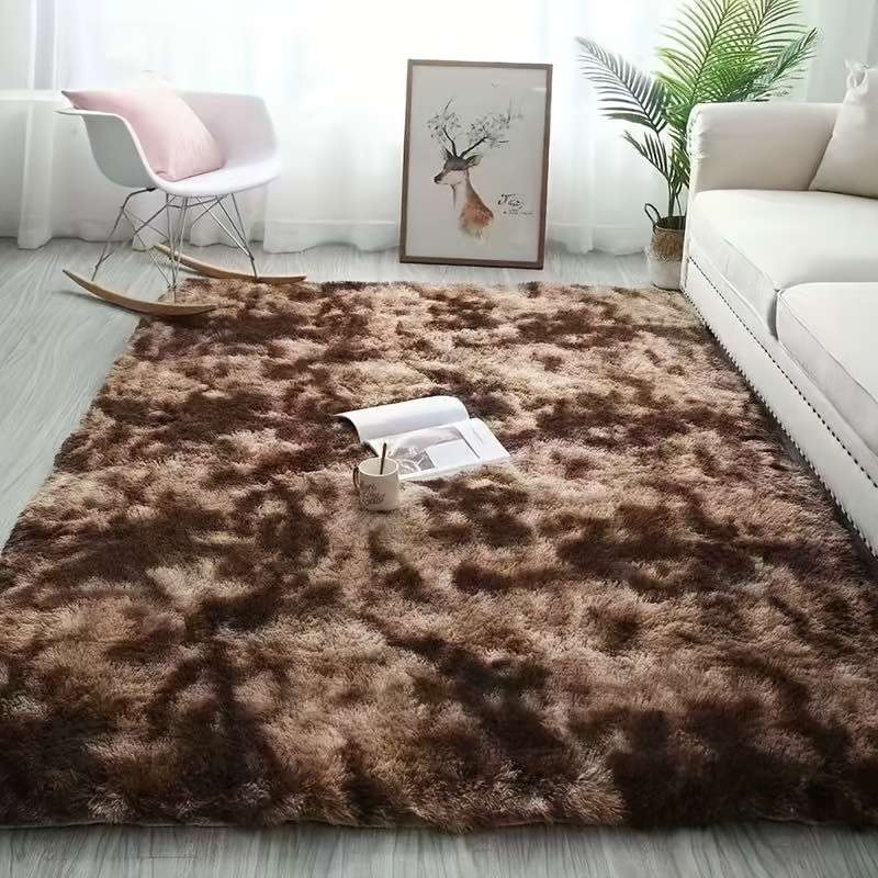 1Pc Tie Dye Brown 100x140cm Floor Mat