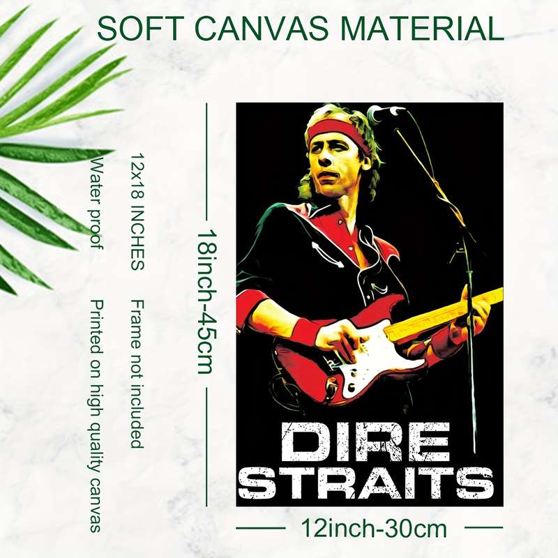 1pc  Frameless Dire Straits Sultans of Swing Music Canvas Poster Wall Art Vibrant Rock Band Pr