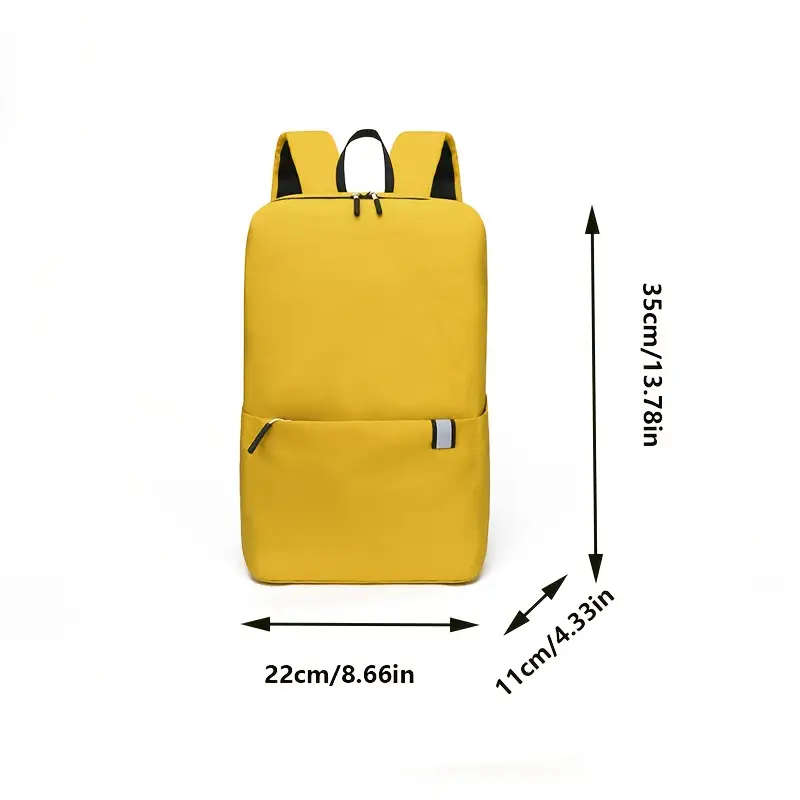 1pc Stylish Backpack Suitable for Both Men And Women Perfect for Casual Use And Students Color sent