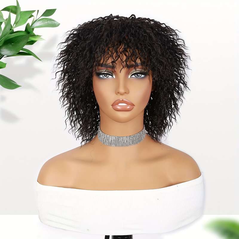 1Pc Light Brown 30.48cm Fashion Design Wig
