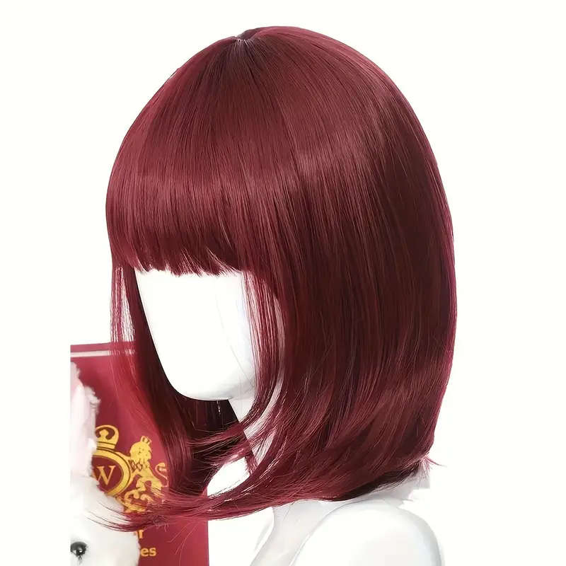 Chic Wine Red Bob Wig