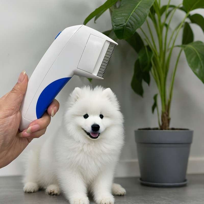 1pc White Pet Comb