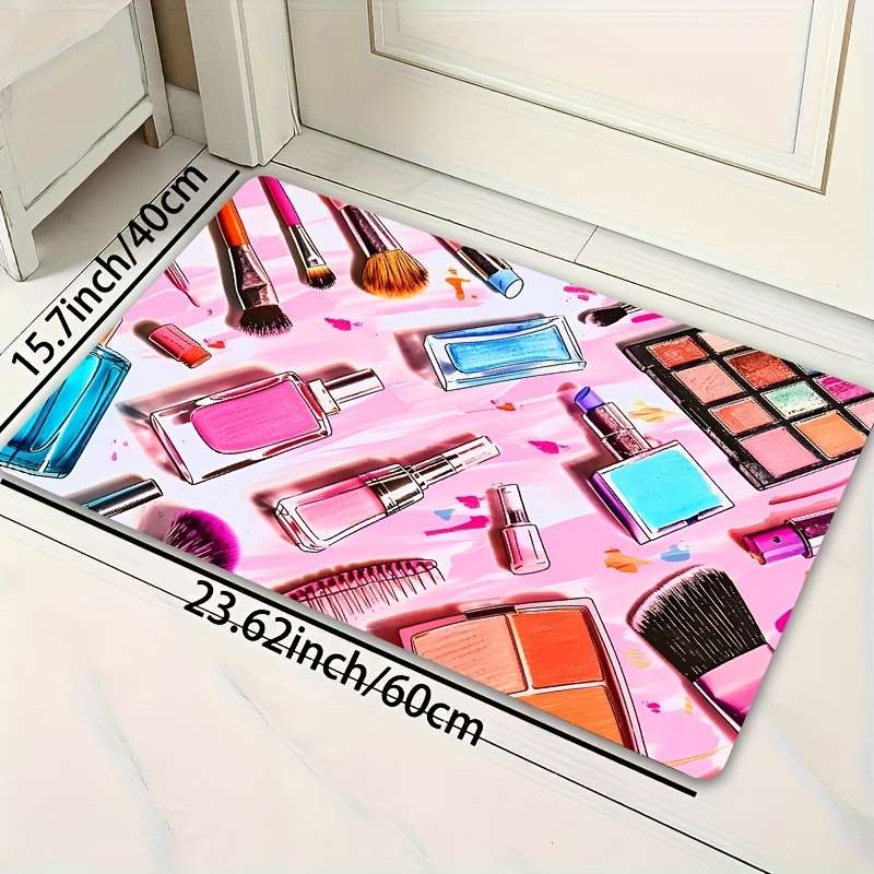 1Pc Pink 15.7x23.62inch 40x60cm Floor Mat