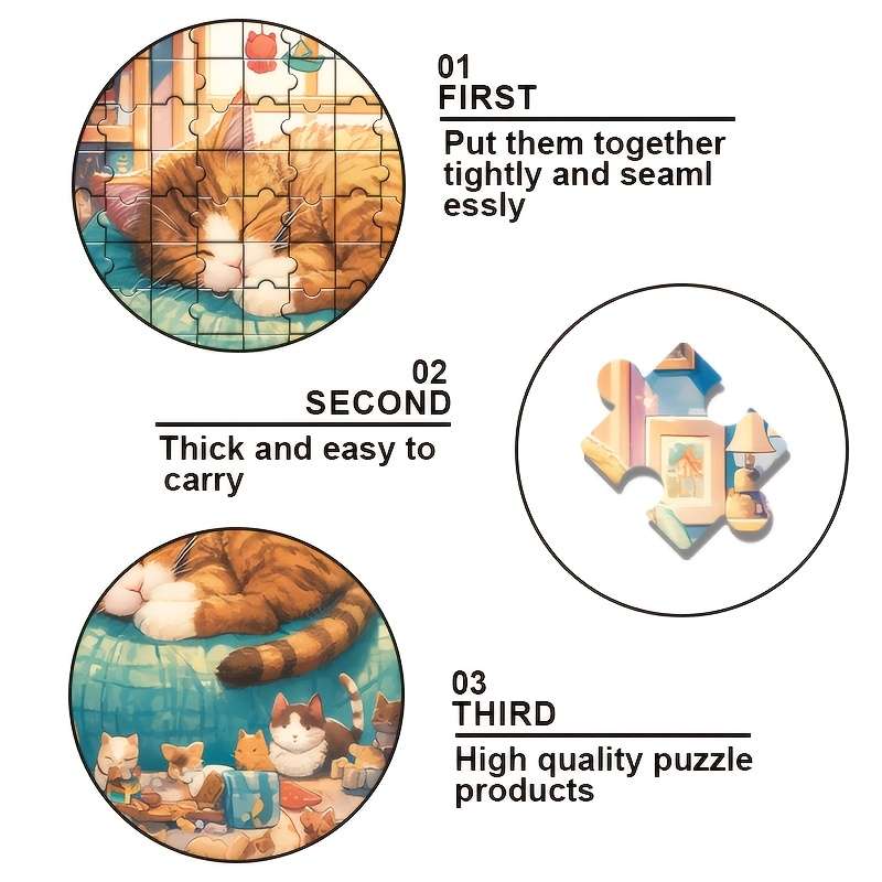 1000 Piece Mini Paper Jigsaw Puzzle