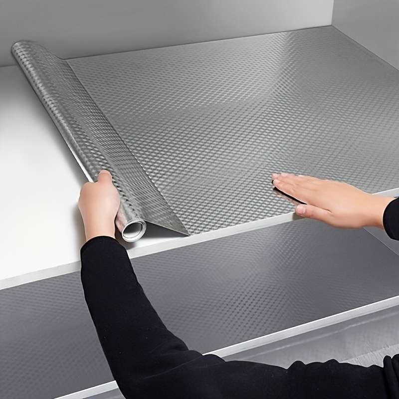 1PC Wall StickersSilvery diamond drawer liner5.0 Meters x 30.0 cm