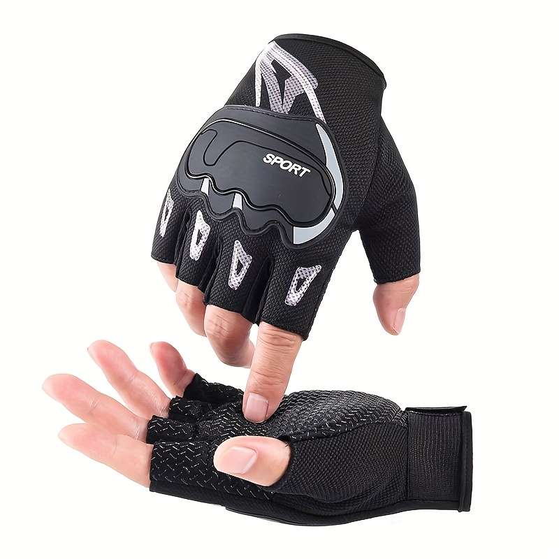 1 Pair Red One Size Outdoor Sports Gloves